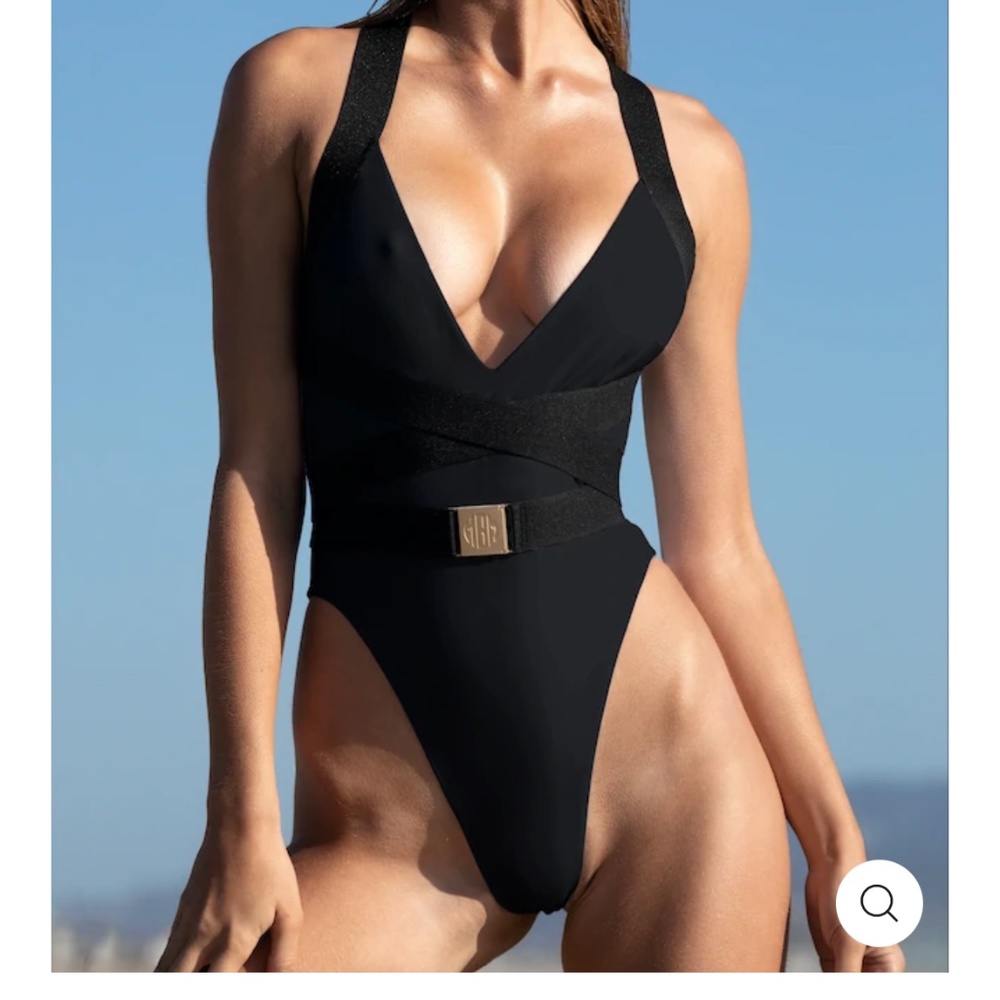 Marcia B Maxwell Brand New Black Swimsuit